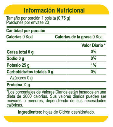 Información Nutricional