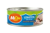 Lomitos de atún en aceite vegetal MiDía 7705946418676
