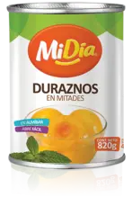 Durazno Mitades 820gr MiDía 7705946573511