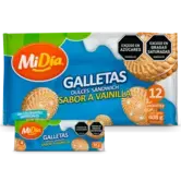 Galleta Crema Vainilla MiDía 408g