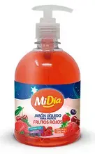 Jabón Líquido para Manos Frutos Rojos MiDía 500ml