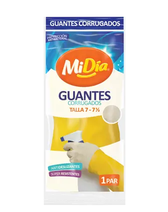 Guantes Corrugados MiDía Talla 7 -7 1/2 7701023035965