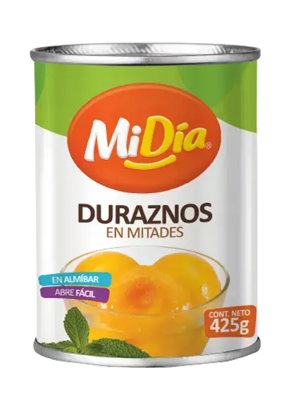 Durazno Mitades 425 gr MiDía 7705946237284