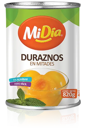 Durazno Mitades 820gr MiDía 7705946573511
