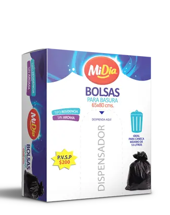 Dispensador Bolsa 65x80 MiDía 7705946463034