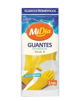 Guantes Domésticos MiDía Talla 8 7701023035958