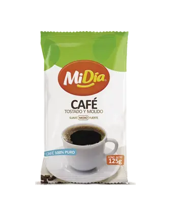 Café Molido y Tostado MiDía 125g 7701023036047