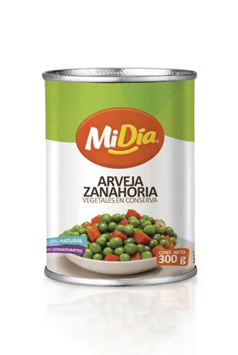 Arveja con Zanahoria en Lata MiDía 7705946583756