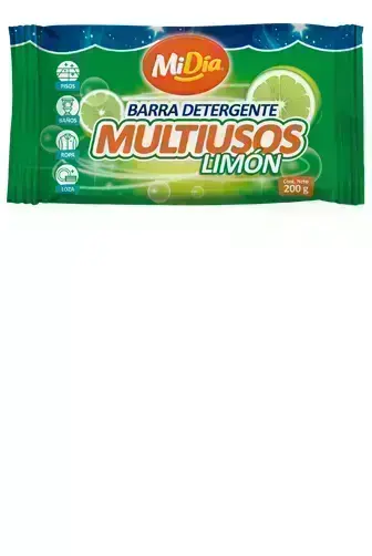 Barra detergente multiusos Limón 200gr 7705946799157