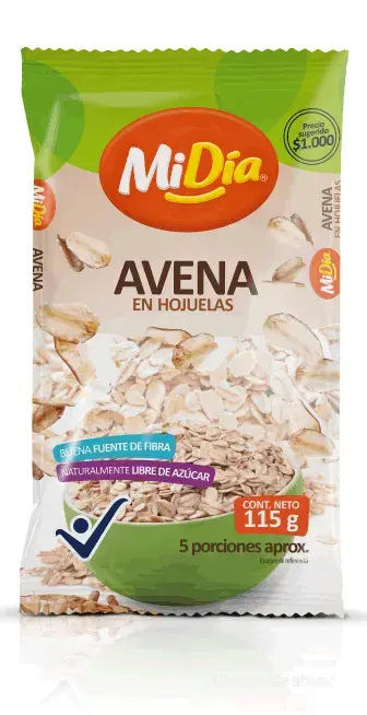 Avena en hojuelas 115g MiDía 7700149100205