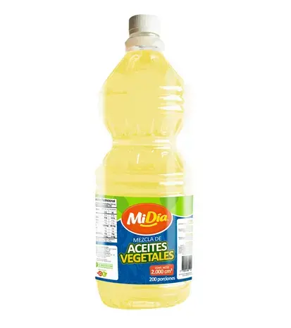 Aceite Vegetal MiDía 2000ml G/Clima Cálido