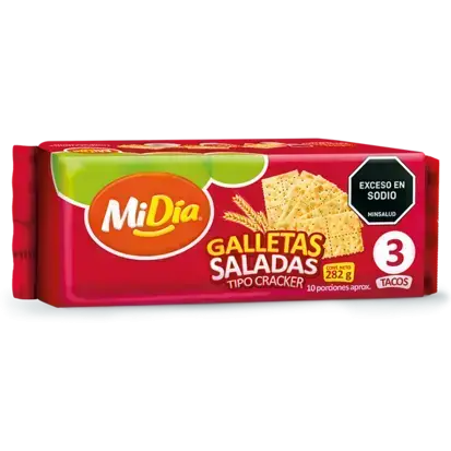 Galleta Salada MiDía 3 Tacos 282 g S