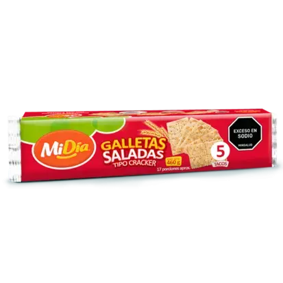 Galleta Salada MiDía 5 Tacos 460g