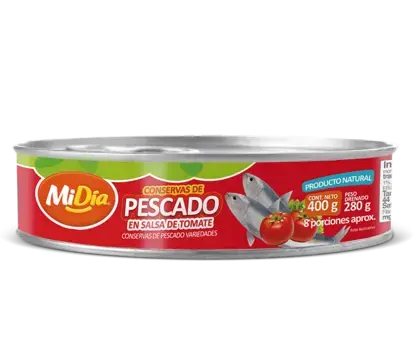 Sardina Tomate Oval MiDía 400 g