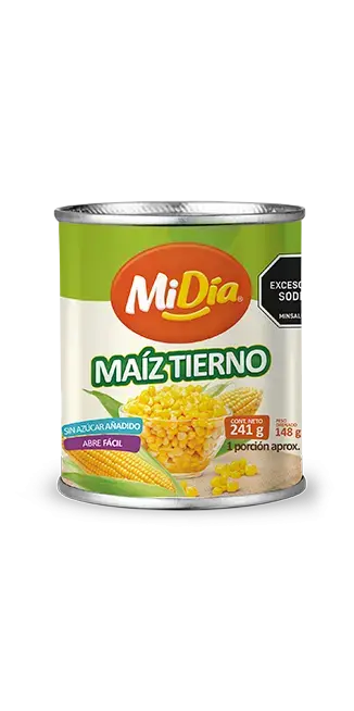 Maíz Tierno Lata MiDía 241 g