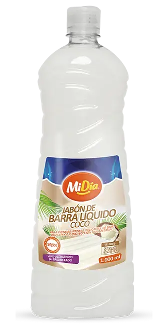 Jabón Barra Líquido Coco MiDía 1.000 ml