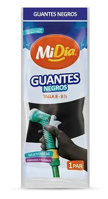 Guantes Negros MiDía T8 - 8 1/2 C.20