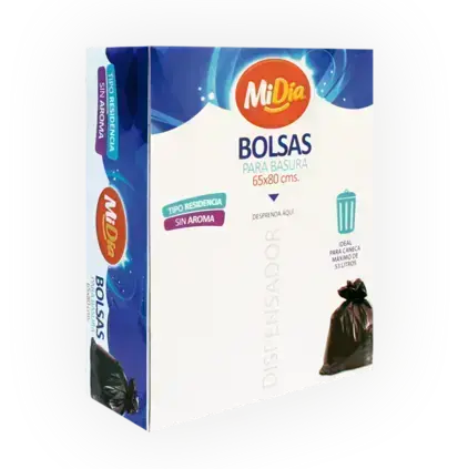 Dispensador Bolsa de basura MiDía 65x80x60 uds.