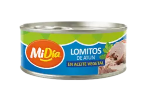 Lomitos de atún en aceite vegetal MiDía 7705946418676