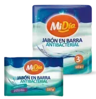 Jabón Corporal Antibacterial MiDía x 3 uds